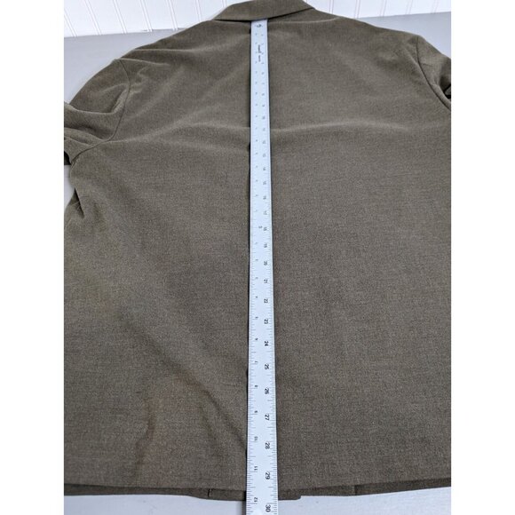 Zara‎ Women's Brown Button-Down Blazer Jacket Outwear Cotton Blend Size Large - Picture 6 of 10